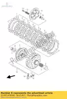 2145143D00, Suzuki, Piatto, cl guidato suzuki rm 125 1998 1999 2000 2001 2002 2003 2004 2005 2006 2007 2008, Nuovo