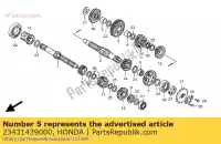 23431439000, Honda, kraag, stationair starttoestel honda cg 125 1998, Nieuw