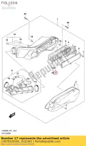 suzuki 1387810G00 plug - Onderkant