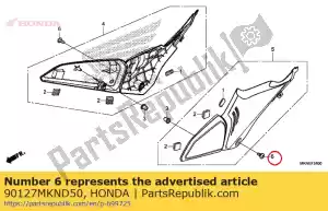 honda 90127MKND50 screw spl 6x14 - Bottom side