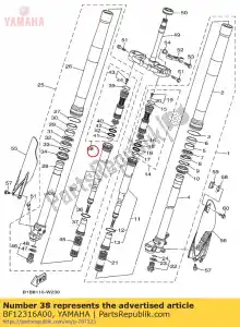 yamaha BF12316A00 zawór komp. - Dół