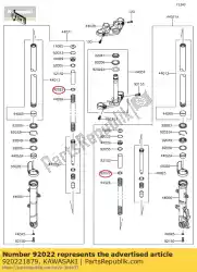 Qui puoi ordinare rondella ex250-f2 da Kawasaki , con numero parte 920221879: