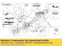 GU32917411, Piaggio Group, lh nombre plate.red/black al moto-guzzi bellagio breva breva ie breva v ie california california classic touring california ev pi cat california stone touring pi cat california vintage griso griso s e griso v ie nevada classic ie norge norge polizia berlino sport stelvio v zgukdh00 z, Nuevo