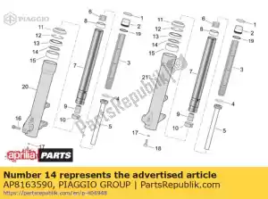 Piaggio Group AP8163590 cup - Bottom side