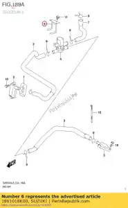 suzuki 1861018K00 support, 2ème vanne d'air - La partie au fond