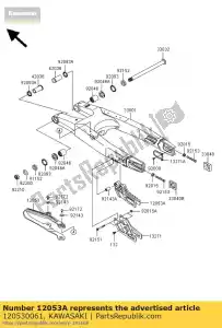 kawasaki 120530061 catena guida kx250t6f - Il fondo