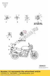 triumph T3550275 washer-m8 - Bottom side