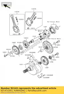 Kawasaki 921431093 collar,20x30x24 - Bottom side