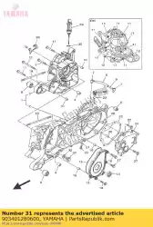 Ici, vous pouvez commander le prise, scr droite auprès de Yamaha , avec le numéro de pièce 903401280600: