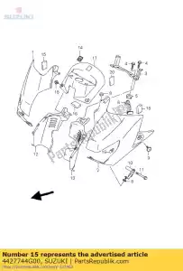 suzuki 4427744G00 cuscino, carburante ta - Il fondo