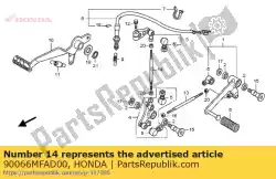 Aquí puede pedir perno, espárrago de Honda , con el número de pieza 90066MFAD00: