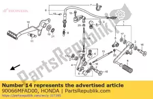 honda 90066MFAD00 perno, espárrago - Lado inferior