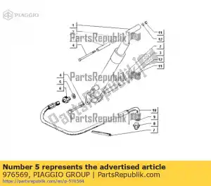 Piaggio Group 976569 guarnizione - Il fondo