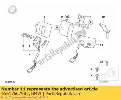 Here you can order the switch from BMW, with part number 65617667982: