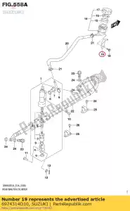 suzuki 6974314D10 garde, réservoir rsvr - La partie au fond