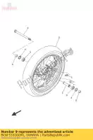 BC6F51810000, Yamaha, Ruota dell'asse fr yamaha  mt 660 700 900 2016 2017, Nuovo