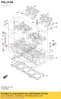 1111729G00, Suzuki, tornillo comp, cilindro suzuki  gsr gsx r 600 750 1000 2004 2005 2006 2007 2008 2009 2010 2011 2012 2014 2015 2016 2017 2018 2019, Nuevo