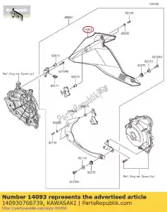 kawasaki 140930768739 01 pokrywa,lwr,prawa,mfs.czarna - Dół