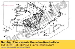 Aqui você pode pedir o nenhuma descrição disponível no momento em Honda , com o número da peça 16118MBTC41: