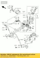 430150115, Kawasaki, cilindro-conjunto-maestro, clu zx140 kawasaki zzr 1400 2006 2007 2008 2009, Nuevo