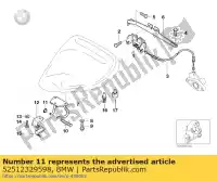 52512329598, BMW, bezpiecznik bmw c1 125 200 2000 2001 2002 2003 2004, Nowy