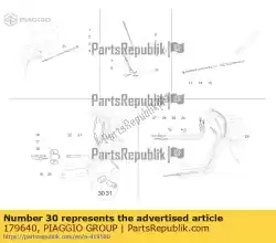 Ici, vous pouvez commander le épingle auprès de Piaggio Group , avec le numéro de pièce 179640: