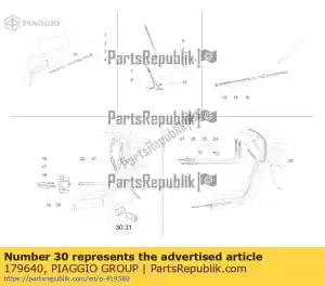 Piaggio Group 179640 épingle - La partie au fond