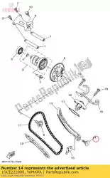 Qui puoi ordinare bullone da Yamaha , con numero parte 1GCE222800: