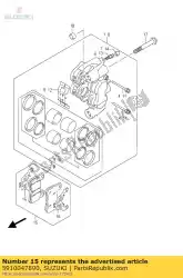 pad & shim set van Suzuki, met onderdeel nummer 5910047890, bestel je hier online: