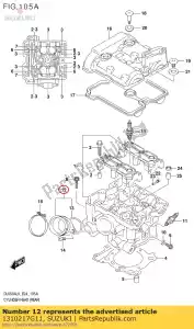 suzuki 1310217G11 tuyau assy, ??admission arrière - La partie au fond