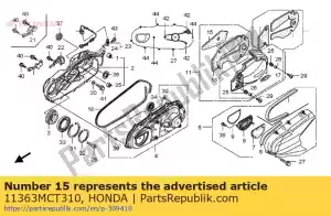 Honda 11363MCT310 tappetino b, l. rr. copertina - Il fondo