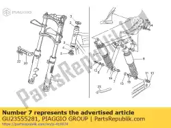 Here you can order the pin from Piaggio Group, with part number GU23555281: