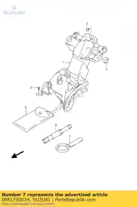 Suzuki 0981700034 clé polygonale, 36 - La partie au fond