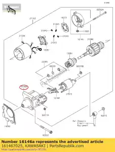 kawasaki 161467025 01 couvercle-assy - La partie au fond