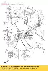 Ici, vous pouvez commander le interrupteur principal kit d'immobilisation auprès de Yamaha , avec le numéro de pièce 13SW8250K000: