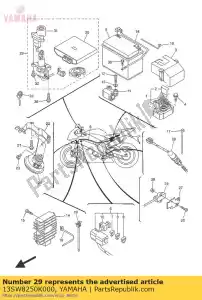 yamaha 13SW8250K000 interrupteur principal kit d'immobilisation - La partie au fond