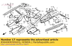 Here you can order the cover,l lo*r302m* from Honda, with part number 83640KRJ900ZQ: