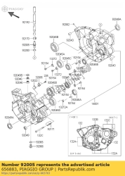 Aprilia 656883, Helmfach komplett, OEM: Aprilia 656883