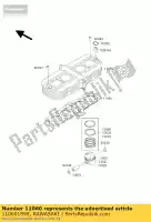 110601898, Kawasaki, joint, base de cylindre kawasaki zr7  f s zr zephyr d 7 7s 750 , Nouveau