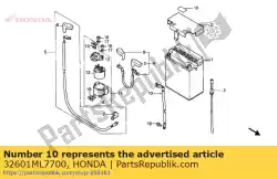 Aqui você pode pedir o cabo, terra da bateria em Honda , com o número da peça 32601ML7700: