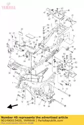 Ici, vous pouvez commander le vis (4g1) auprès de Yamaha , avec le numéro de pièce 901490615400: