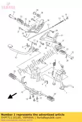 Ici, vous pouvez commander le stand, principal auprès de Yamaha , avec le numéro de pièce 5YPF71110100: