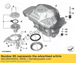 Qui puoi ordinare clip da BMW , con numero parte 46638406049: