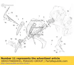 Piaggio Group 1B003746000HO verschlub links - Onderkant