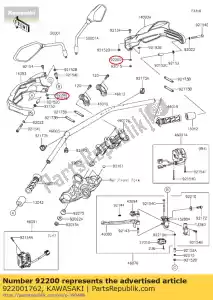 Kawasaki 922001762 podk?adka 6,2x15x1,2 - Dół