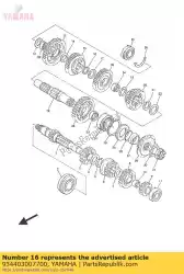 Tutaj możesz zamówić pier? Cie? Zabezpieczaj? Cy (3j3) od Yamaha , z numerem części 934403007700: