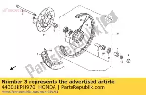 Honda 44301KPH970 o?, ko?o fr - Dół