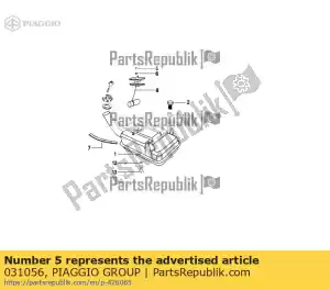 Piaggio Group 031056 parafuso - Lado inferior