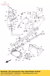 pijp 4 van Yamaha, met onderdeel nummer 2DLE24840000, bestel je hier online: