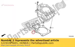 Honda 12191HP5601 uszczelka, cylinder - Dół